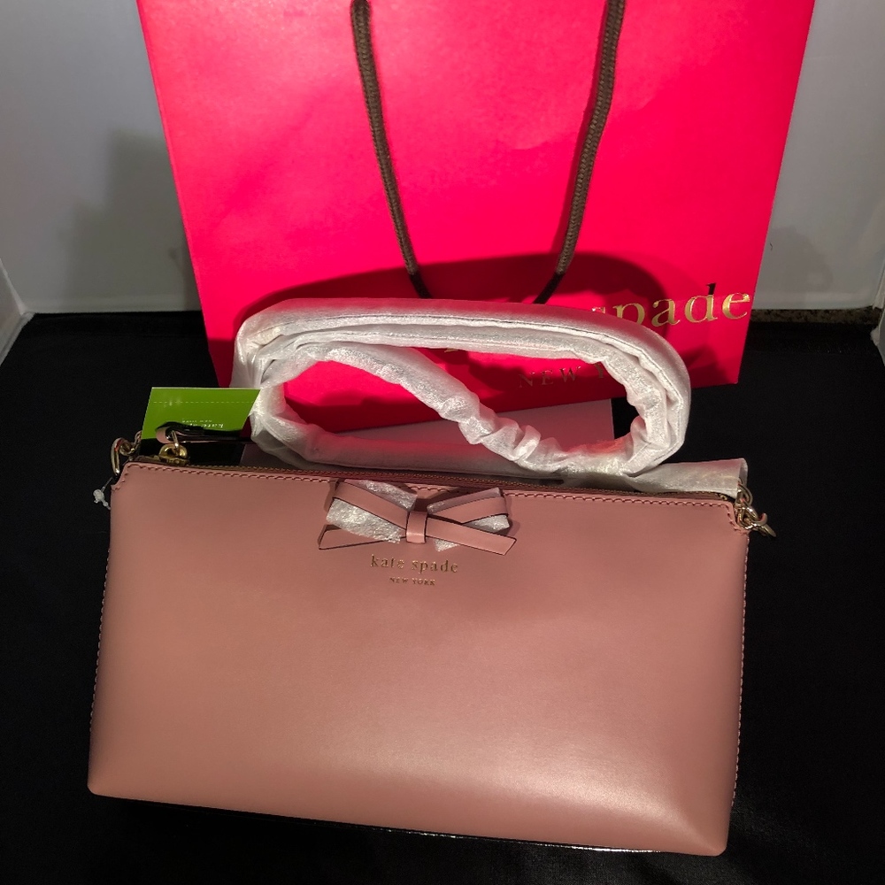 NWT KATE SPADE Sawyer St. Declan Crossbody, Peony - Picture 6 of 7
